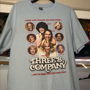 Threes company graphic tee
